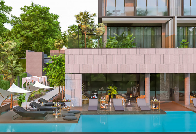 Новый проект с квартирами 1+1, 2+1, 3+1 в самом центре района Авсаллар - Ракурс 25