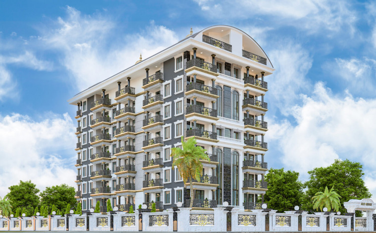 Роскошный проект с апартаментами 1+1, 2+1, 3+1 в районе Авсаллар - Ракурс 5