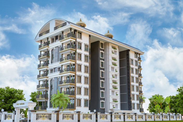 Роскошный проект с апартаментами 1+1, 2+1, 3+1 в районе Авсаллар - Ракурс 6