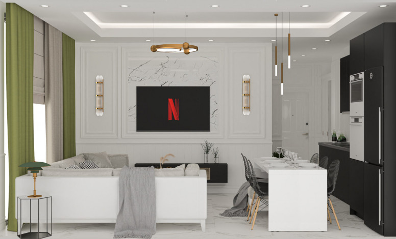 Роскошный проект с апартаментами 1+1, 2+1, 3+1 в районе Авсаллар - Ракурс 10