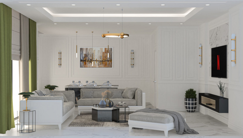 Роскошный проект с апартаментами 1+1, 2+1, 3+1 в районе Авсаллар - Ракурс 12