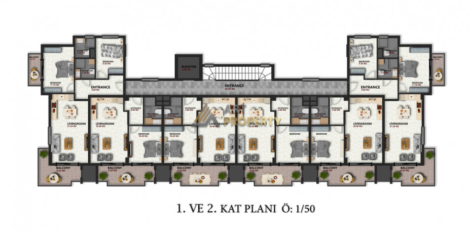 Новый высококласный проект на этапе строительства в Обе! - Ракурс 31