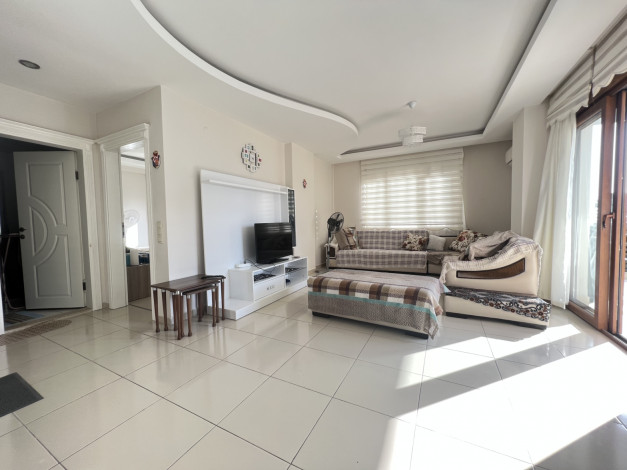 Меблированная квартира планировки 1+1, 65м2 с видом на море, район Махмутлар - Ракурс 6