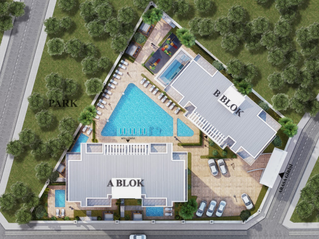 Новый инвестиционный проект в районе Оба - Ракурс 8