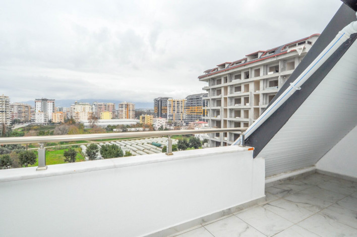 Двухуровневая квартира планировки 1+1, 55м2 в районе Махмутлар - Ракурс 9