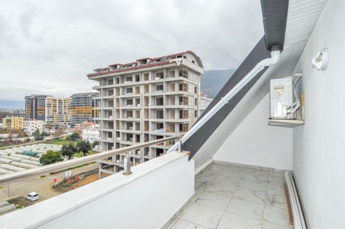 Двухуровневая квартира планировки 1+1, 55м2 в районе Махмутлар - Ракурс 14