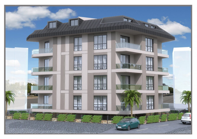 Новая квартира планировки 1+1, 61м2 в центре Алании - Ракурс 7