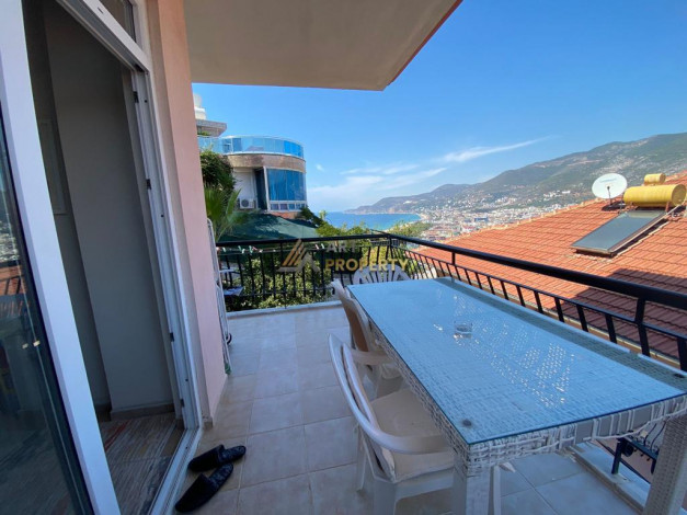 Квартира планировки 2+1 с видом на море на аланийской крепости - Ракурс 13