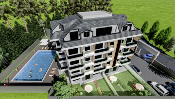 Инвестиционный проект с квартирами планировки 1+1, 2+1 и 3+1 в районе Каргыджак - Ракурс 3