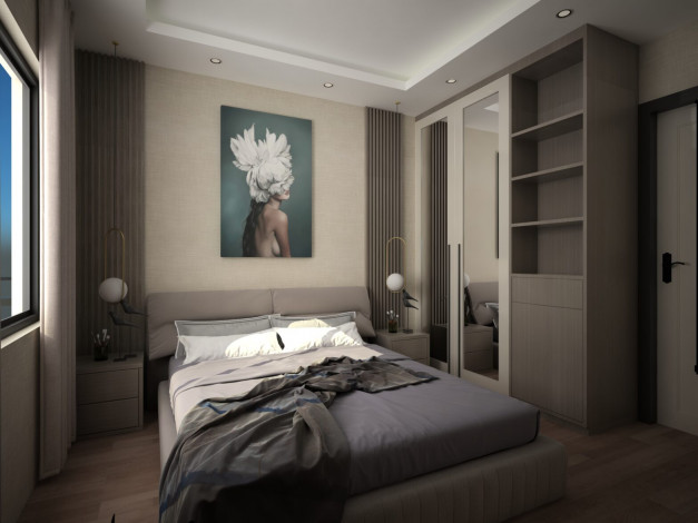 Инвестиционный проект с квартирами планировки 1+1, 2+1 и 3+1 в районе Каргыджак - Ракурс 7