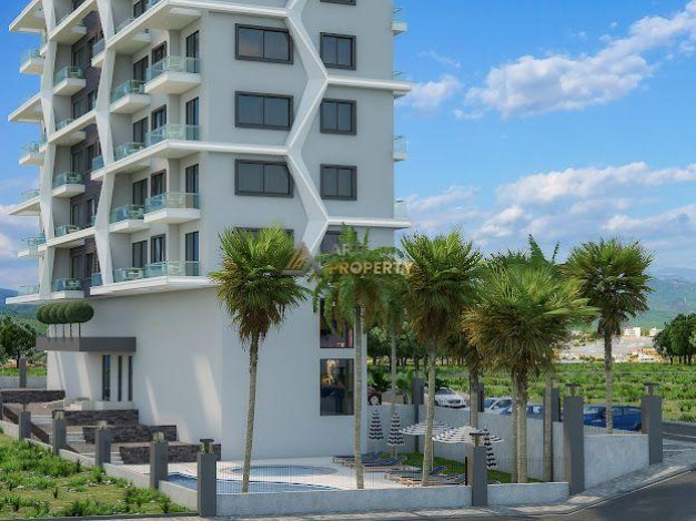 Квартира планировки 2+1, 100м2 в жилом комплексе на стадии строительства, Махмутлар - Ракурс 11