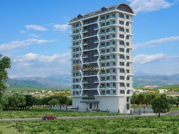 Квартира планировки 2+1, 100м2 в жилом комплексе на стадии строительства, Махмутлар - Ракурс 17