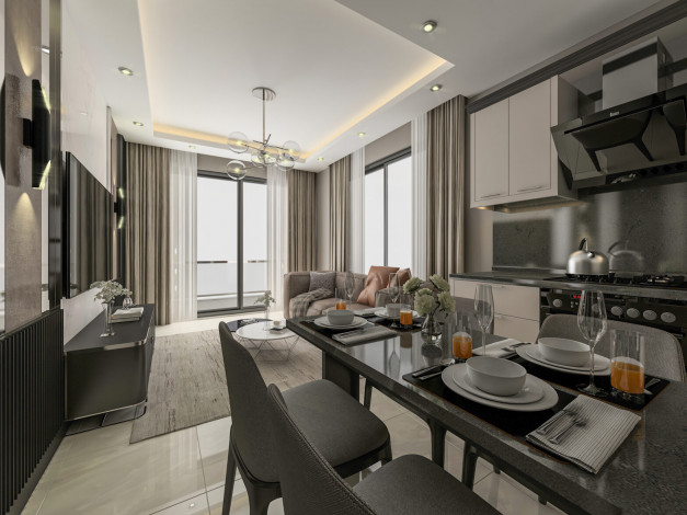 Новый инвестиционный проект в районе Махмутлар - Ракурс 6