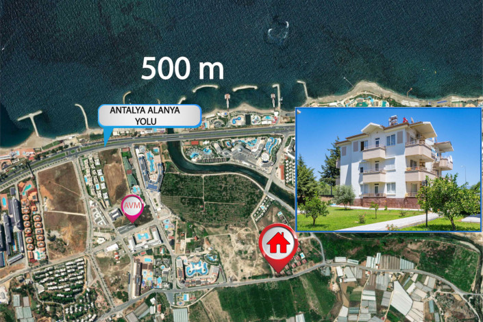 Квартира планировки 2+1, 100м2 в районе Тюрклер - Ракурс 25