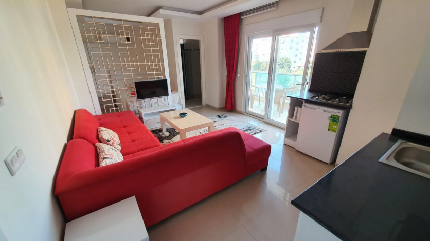 Современная меблированная студия в комплексе с инфраструктурой в Махмутларе, 45м2 - Ракурс 10