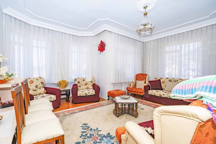 Квартира планировки 2+1, 130м2 с видом на море и на горы, центра Алании - Ракурс 7