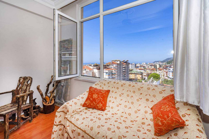 Квартира планировки 2+1, 130м2 с видом на море и на горы, центра Алании - Ракурс 13