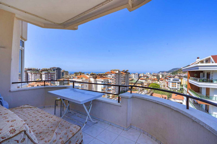 Квартира планировки 2+1, 130м2 с видом на море и на горы, центра Алании - Ракурс 17