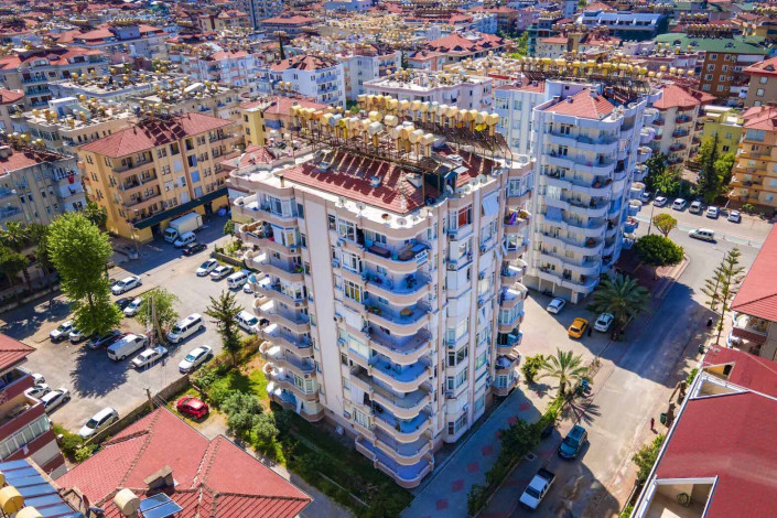 Квартира планировки 2+1, 130м2 с видом на море и на горы, центра Алании - Ракурс 19