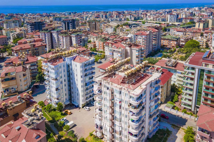 Квартира планировки 2+1, 130м2 с видом на море и на горы, центра Алании - Ракурс 20