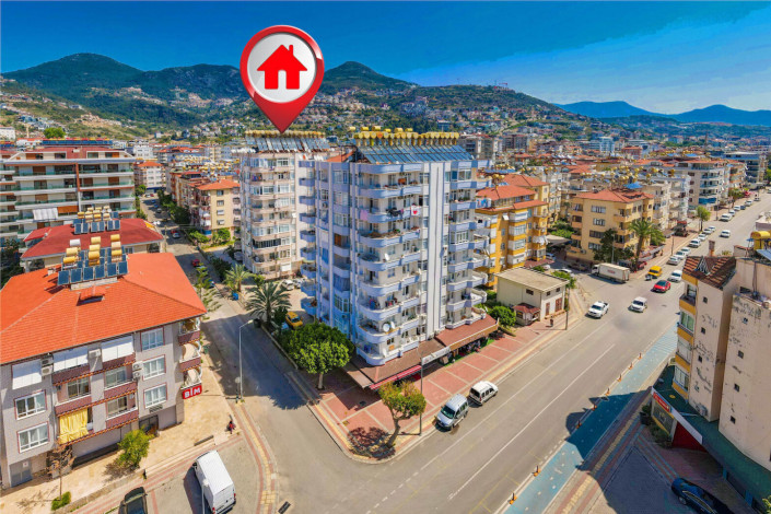 Квартира планировки 2+1, 130м2 с видом на море и на горы, центра Алании - Ракурс 23