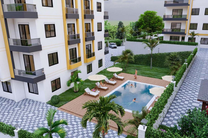 Новая квартира планировки 3+1, 130м2 в районе Оба - Ракурс 5