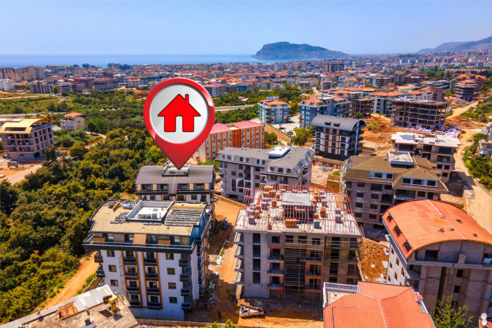 Новая квартира планировки 3+1, 130м2 в районе Оба - Ракурс 8