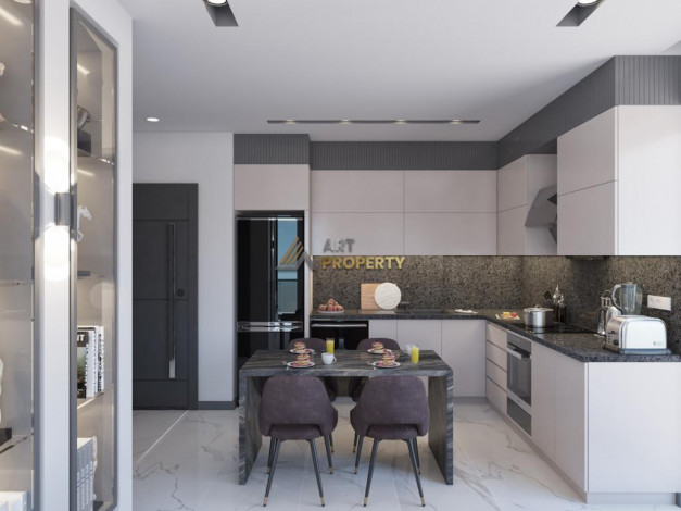 Апартаменты планировки 1+1, 55м2 в жилом комплексе на финальной стадии строительства, район Оба - Ракурс 10