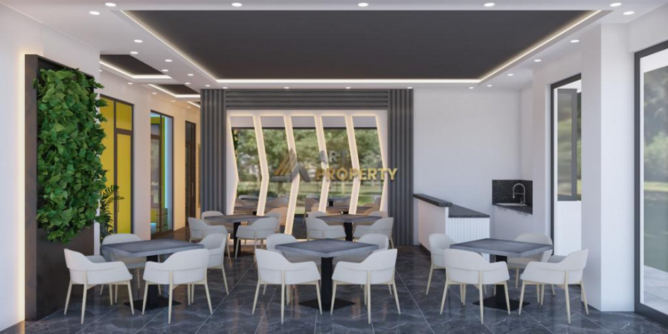 Апартаменты планировки 1+1, 55м2 в жилом комплексе на финальной стадии строительства, район Оба - Ракурс 27