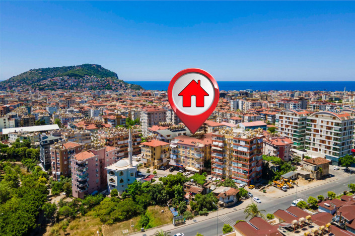 Уютная просторная квартира планировки 3+1, 150м2 в центральной части города Аланья - Ракурс 12