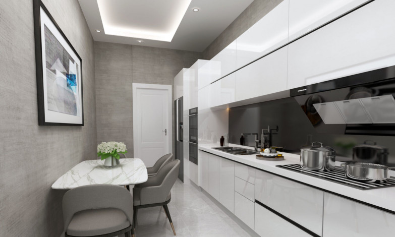 Инвестиционный проект на стадии строительства в районе Оба - Ракурс 23