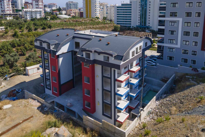 Квартира планировки 1+1, 50м2 в жилом комплексе на финальной стадии строительства, Махмутлар - Ракурс 13