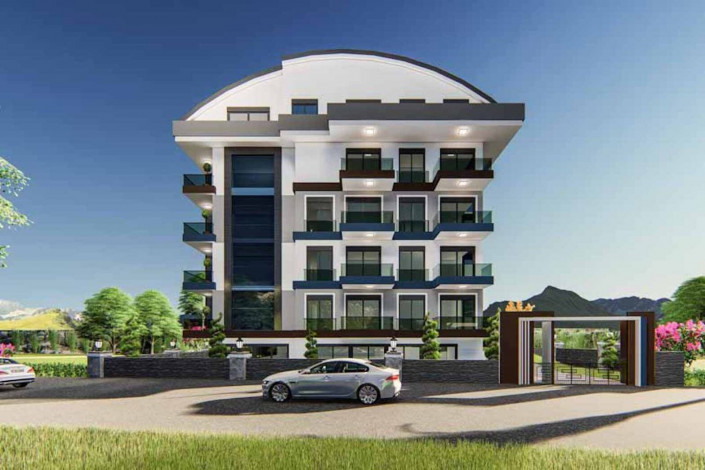 Квартира планировки 1+1, 50м2 в жилом комплексе на финальной стадии строительства, Махмутлар - Ракурс 22