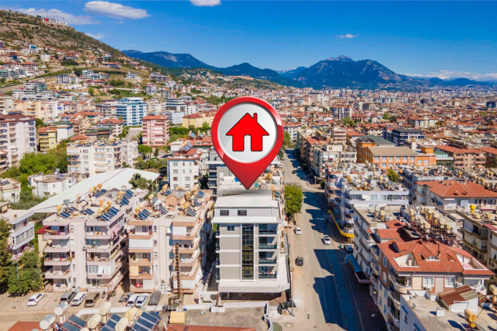 Апартаменты планировки 3+1, 165м2 в центральном районе города Аланья - Ракурс 9