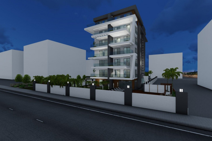 Инвестиционные проект с апартаментами 1+1, 2+1 в районе Кестель - Ракурс 7