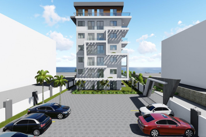 Инвестиционные проект с апартаментами 1+1, 2+1 в районе Кестель - Ракурс 8