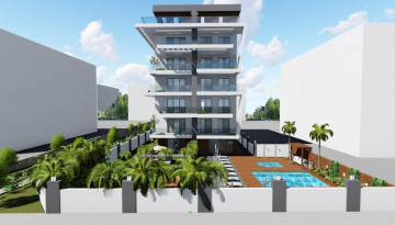 Инвестиционные проект с апартаментами 1+1, 2+1 в районе Кестель - Ракурс 1