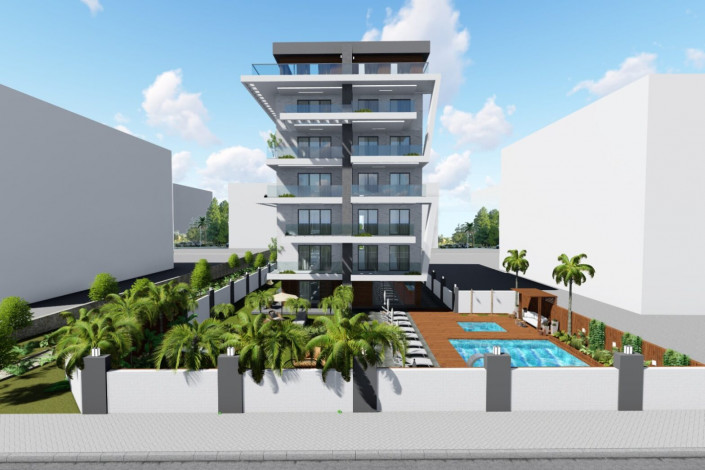 Инвестиционные проект с апартаментами 1+1, 2+1 в районе Кестель - Ракурс 0