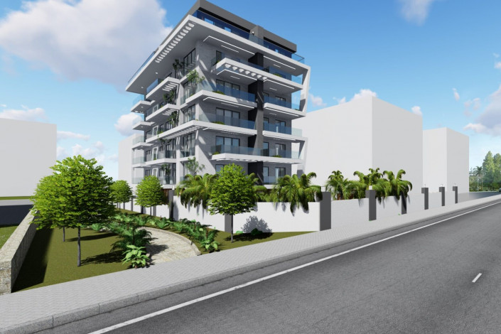 Инвестиционные проект с апартаментами 1+1, 2+1 в районе Кестель - Ракурс 10