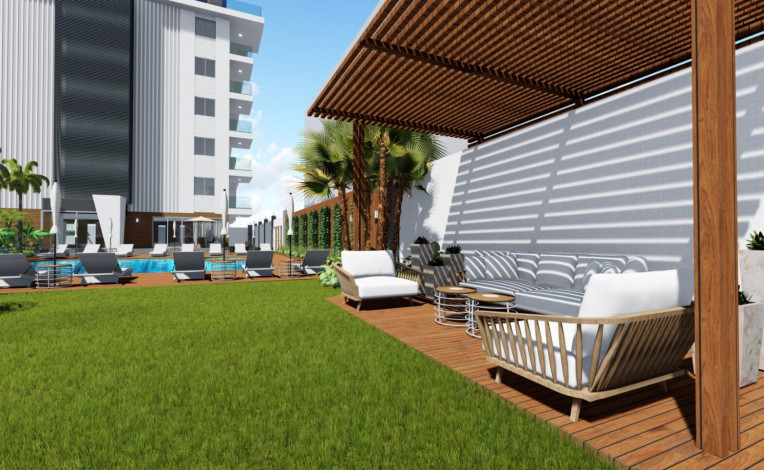 Инвестиционные проект с апартаментами 1+1, 2+1 в районе Кестель - Ракурс 11