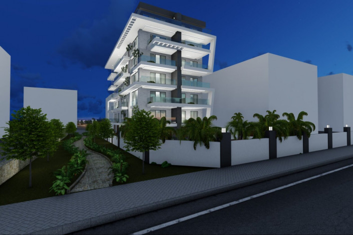 Инвестиционные проект с апартаментами 1+1, 2+1 в районе Кестель - Ракурс 14