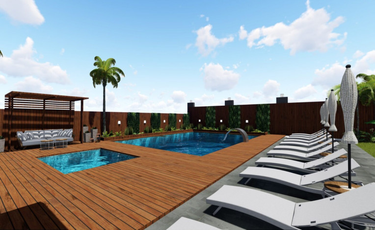 Инвестиционные проект с апартаментами 1+1, 2+1 в районе Кестель - Ракурс 20