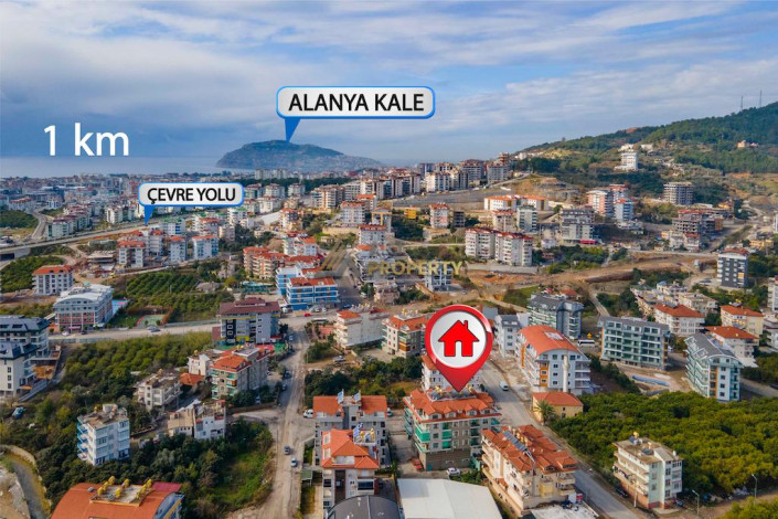 Пентхаус планировки 4+1, 220м2 в районе Оба - Ракурс 9