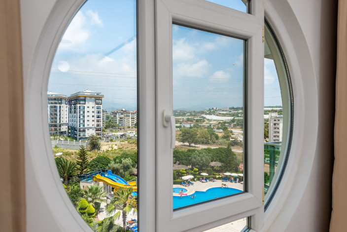 Просторная меблированная квартира планировки 1+1, 77м2 в районе Авсаллар - Ракурс 10