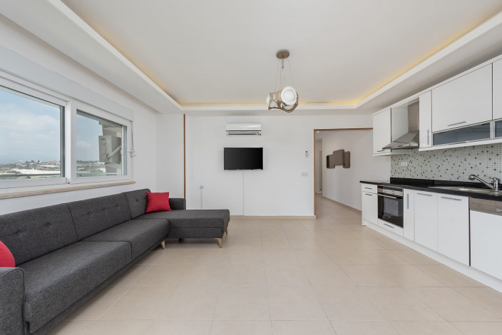 Просторная меблированная квартира планировки 1+1, 77м2 в районе Авсаллар - Ракурс 14