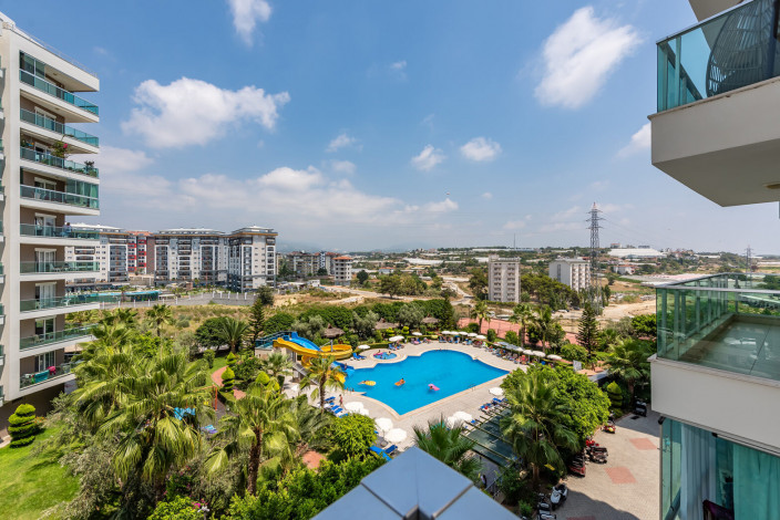 Просторная меблированная квартира планировки 1+1, 77м2 в районе Авсаллар - Ракурс 17