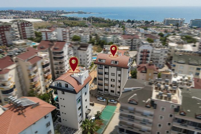 Апартаментами 1+1 и 2+1 в готовом проекте от застройщика, район Авсаллар - Ракурс 16