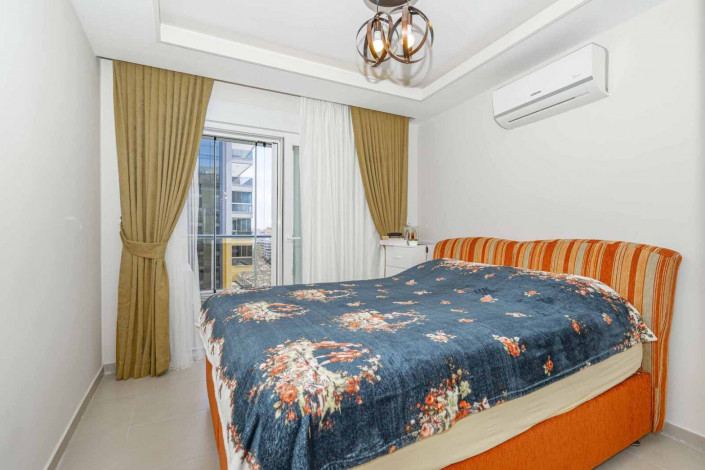 Меблированная квартира планировки 1+1, 60м2 с видом на море, район Махмутлар - Ракурс 2