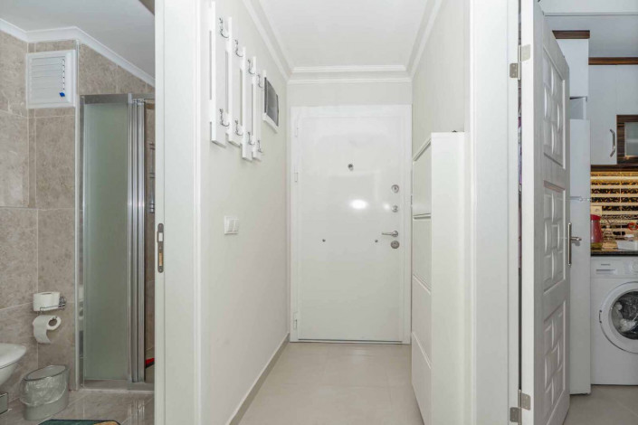 Меблированная квартира планировки 1+1, 60м2 с видом на море, район Махмутлар - Ракурс 21