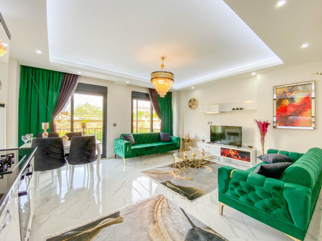 Меблированные апартаменты планировки 3+2, 195м2 в районе Оба - Ракурс 24